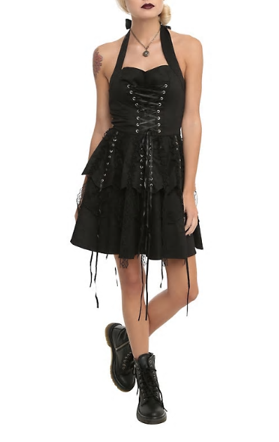 gothic cocktail dress